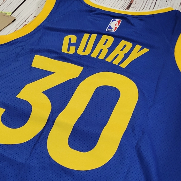 Golden State Warriors Stephen Curry Royal Swingman Jersey - Picture 5 of 5